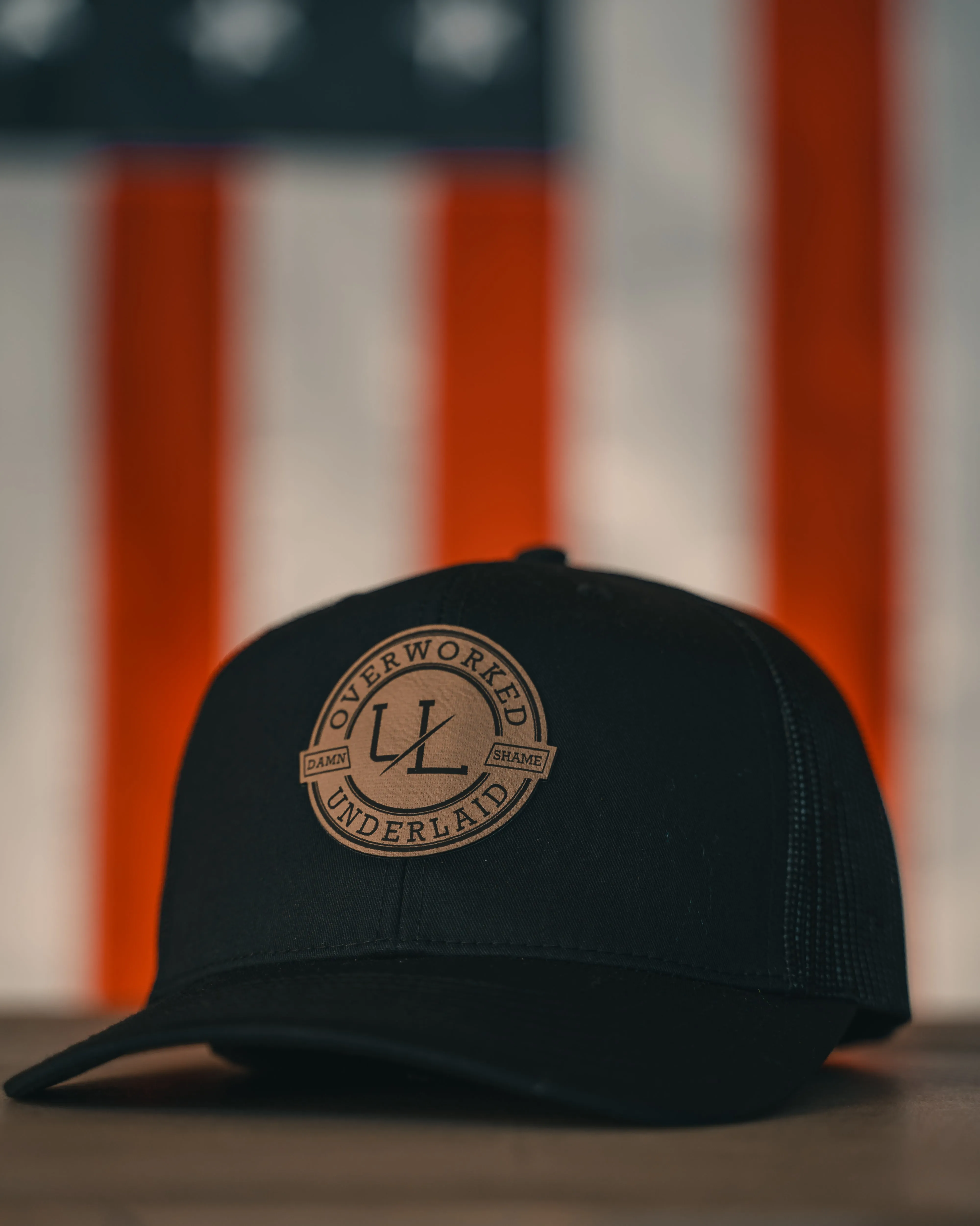 Overworked Underlaid Snapback Hat