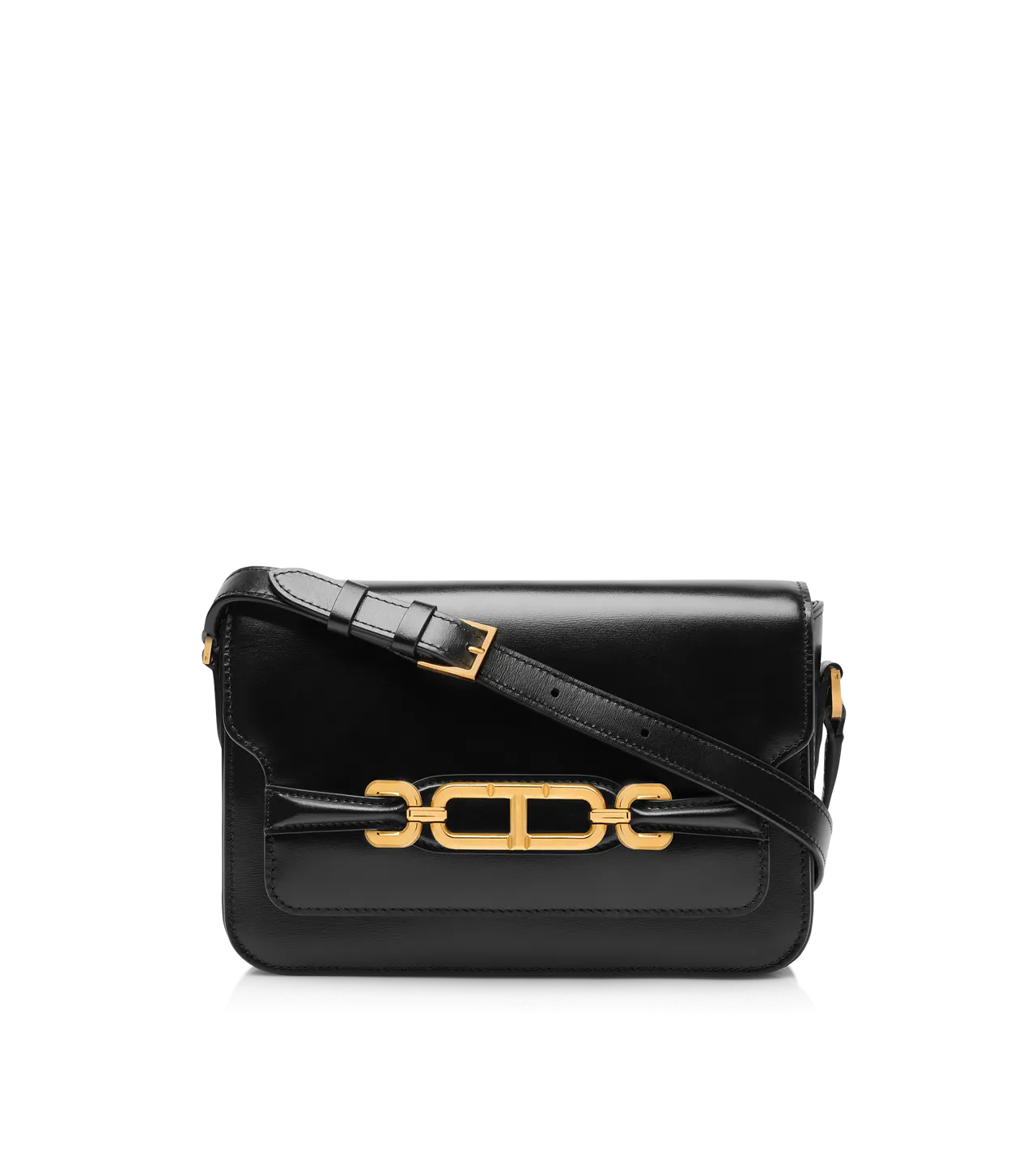 Palmellato-Effect Leather Whitney Medium Shoulder Bag