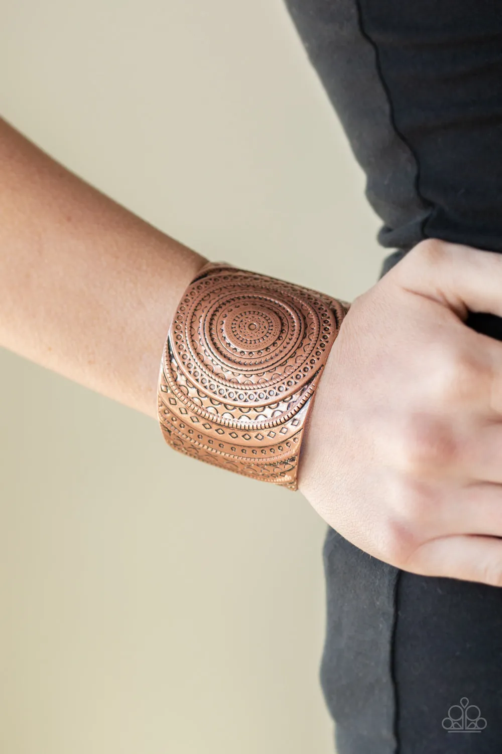 Paparazzi - Bare Your SOL - Copper Bracelet
