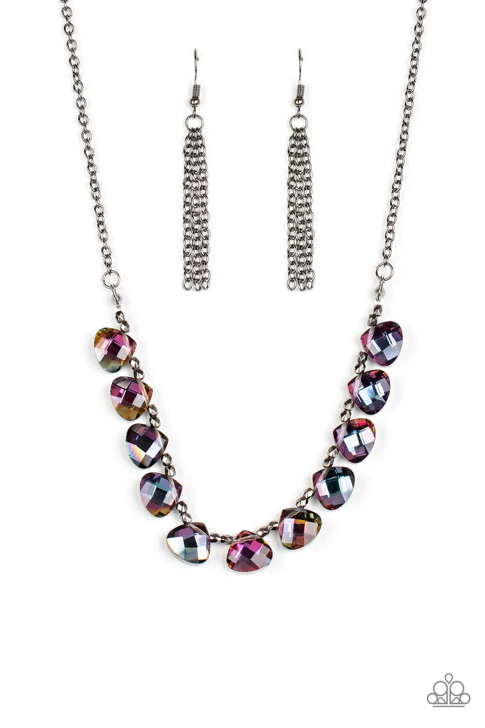 Paparazzi Catch A Fallen Star - Multi Necklace