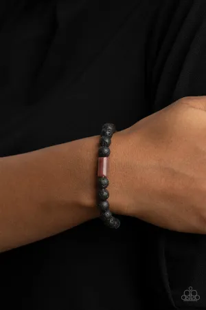 Paparazzi Earthy Energy - Green Beaded Bracelet