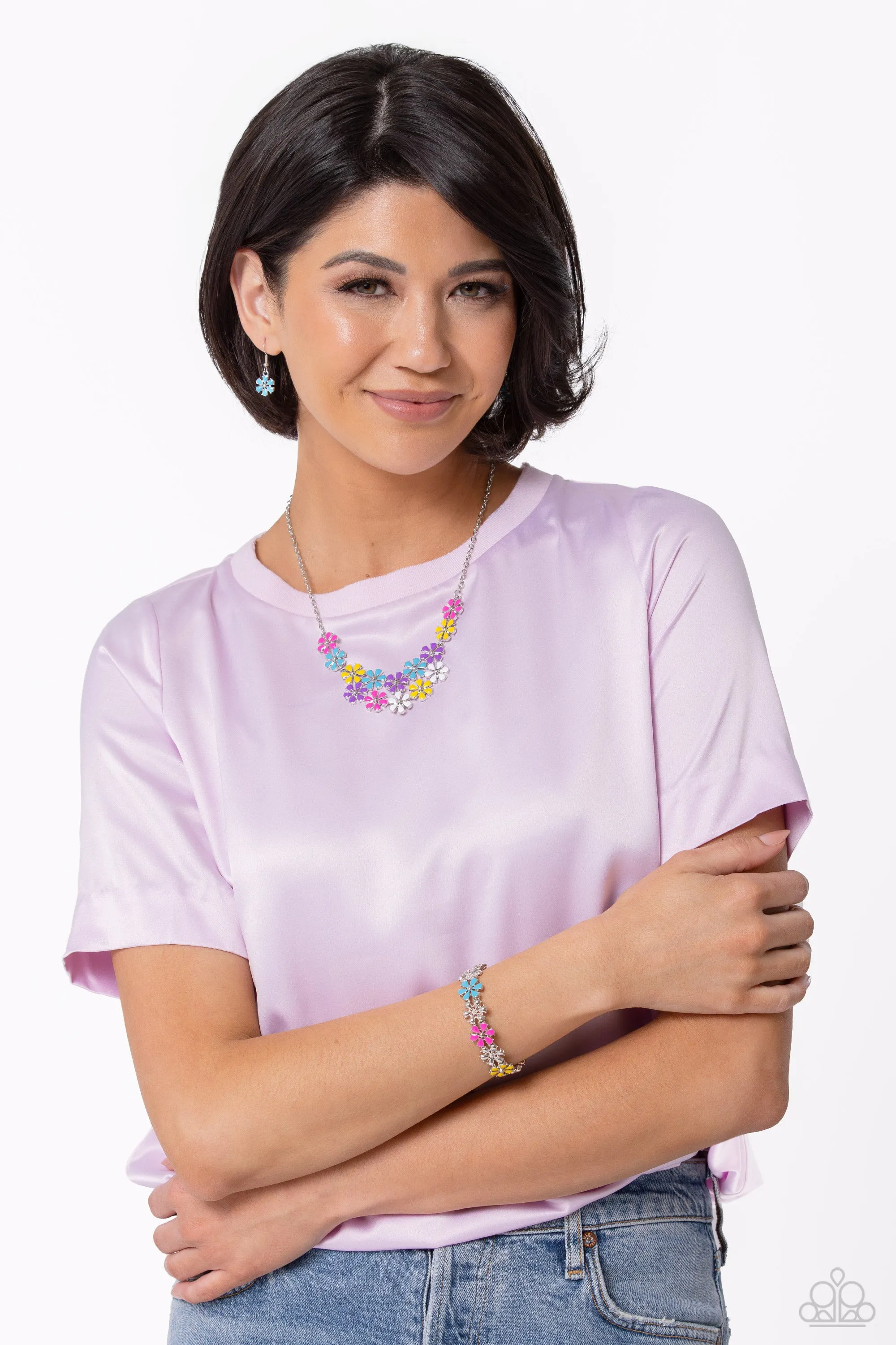Paparazzi Floral Fair - Multi Stretch Bracelet