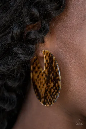 Paparazzi - Hit Or HISS - Multi Acrylic Earring