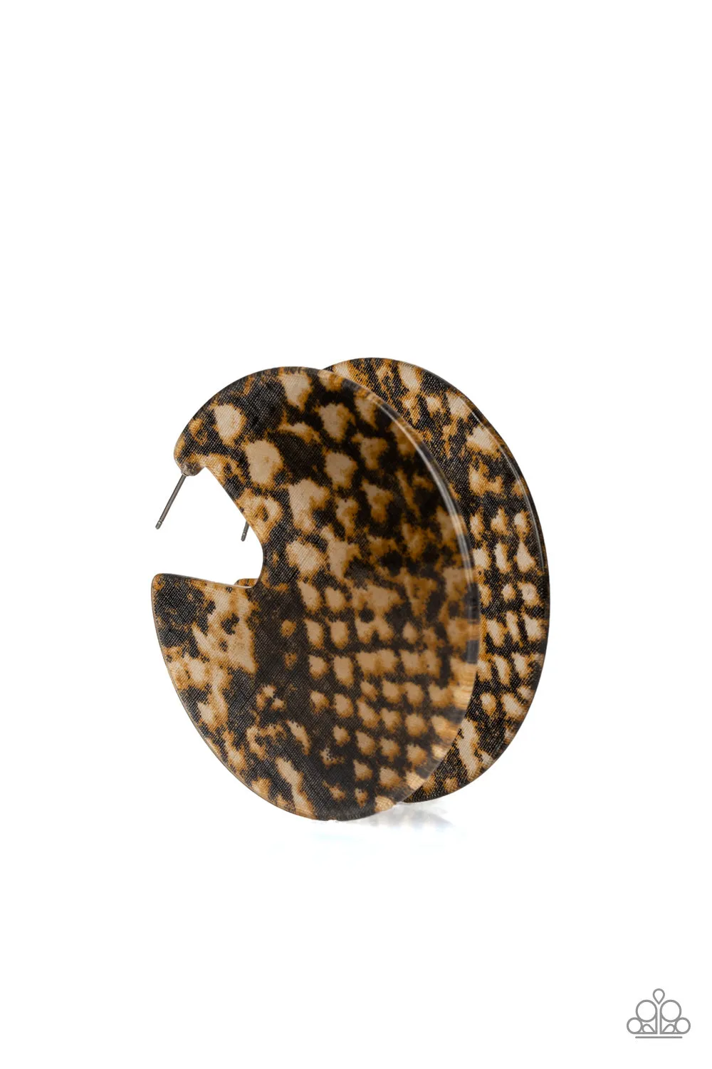 Paparazzi - Hit Or HISS - Multi Acrylic Earring