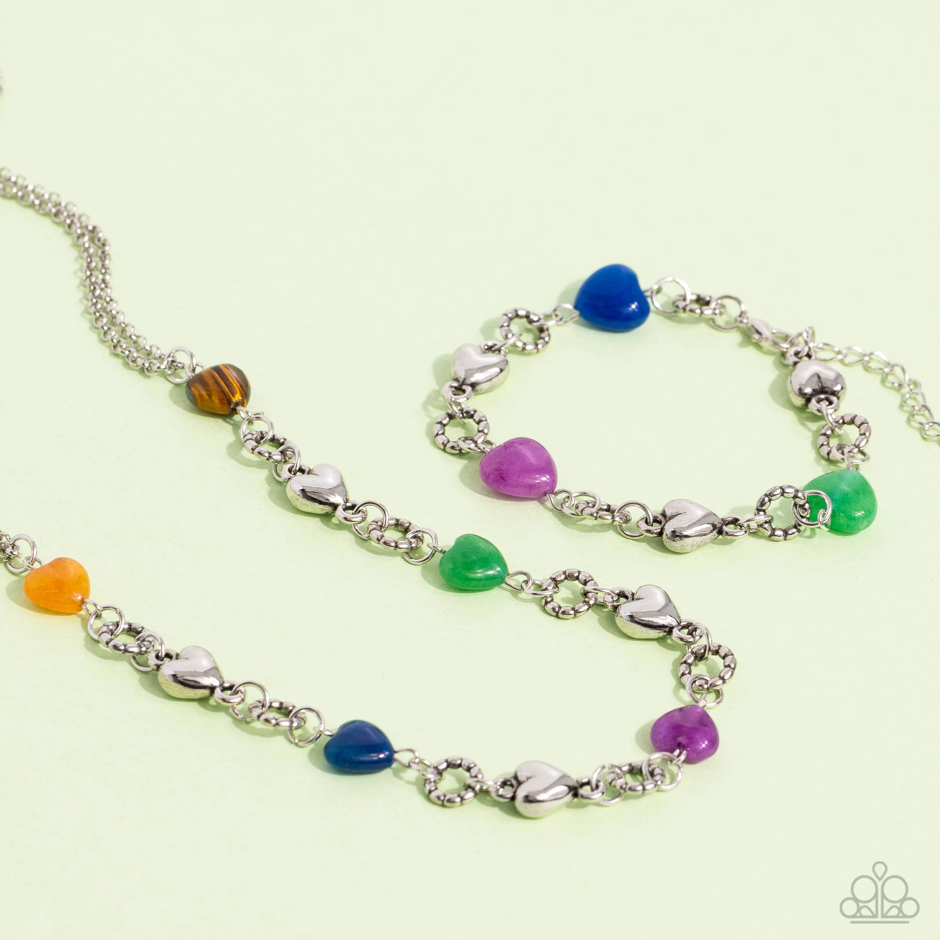 Paparazzi My HEARTBEAT Will Go On - Multi Necklace