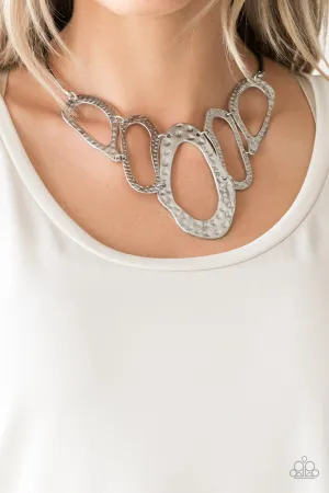 Paparazzi- Prime Prowess - Silver Necklace