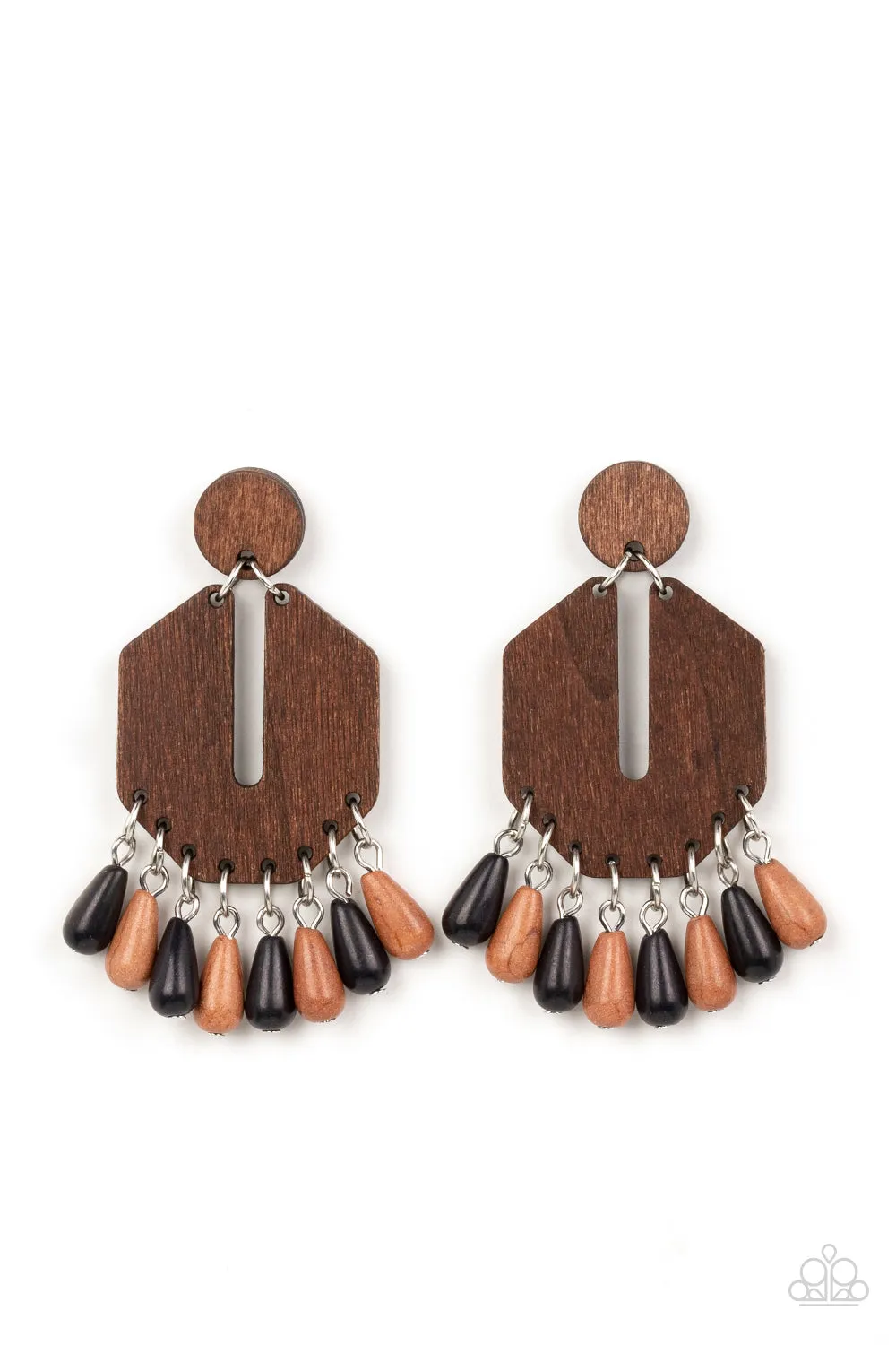 Paparazzi Western Retreat - Multi Earrings