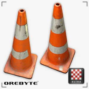 Parking Cone Orange 01