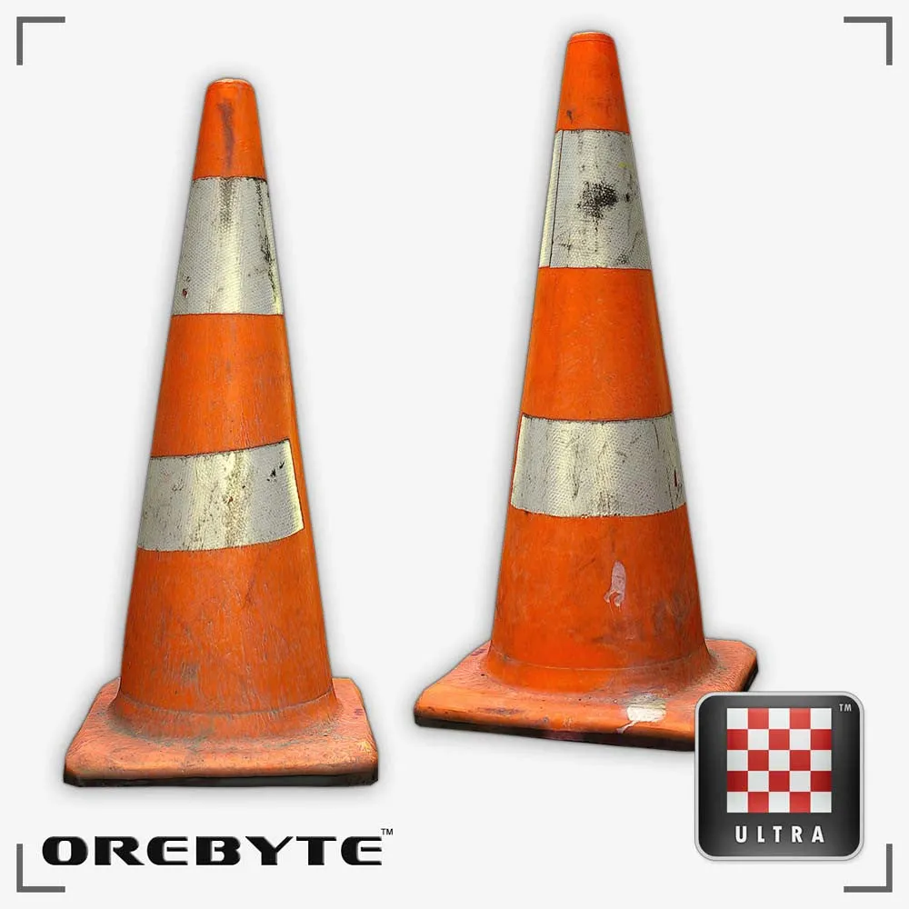 Parking Cone Orange 01