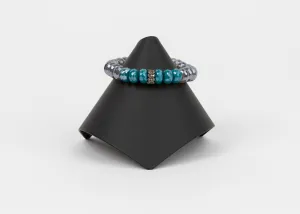 Pave Diamond and Mystic Moonstone