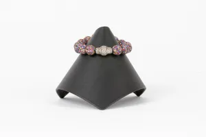 Pave Diamond, Pave Sapphire All Around Bracelet