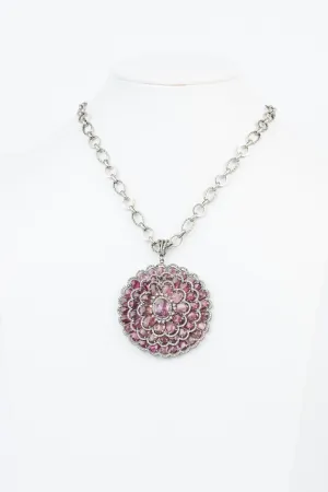 Pave Diamond, Tourmaline Necklace