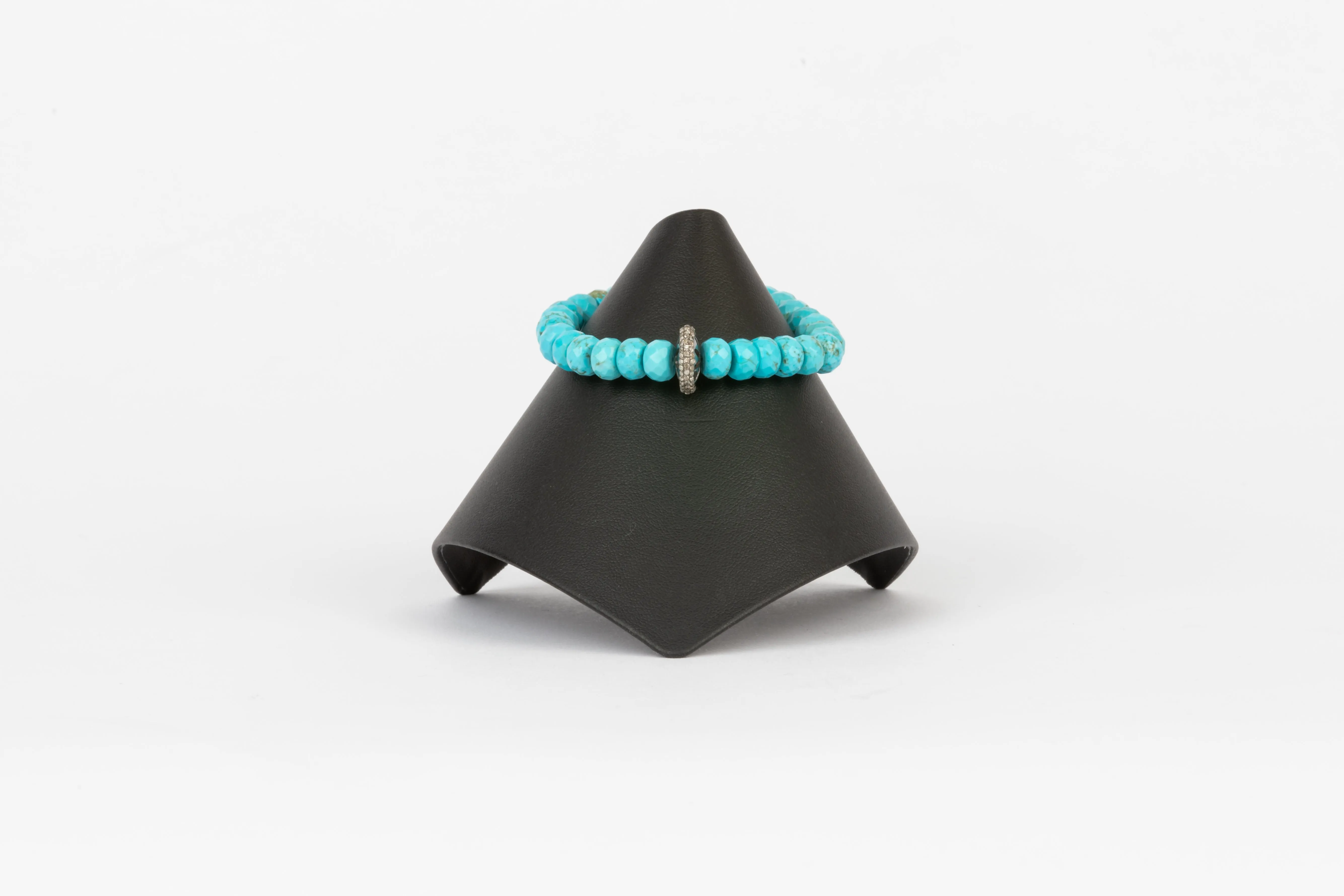 Pave Diamond, Turquoise Bracelet