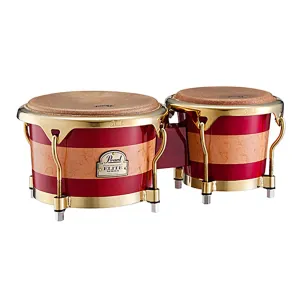 Pearl Elite Series Oak Bongos 7" 9" - Cherry Eucalyptus w/ Gold Hardware