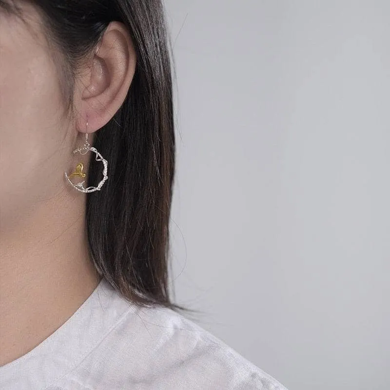 Perfect Lovely Bird Drop Earrings