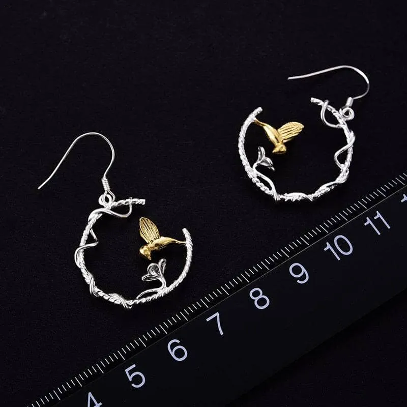 Perfect Lovely Bird Drop Earrings