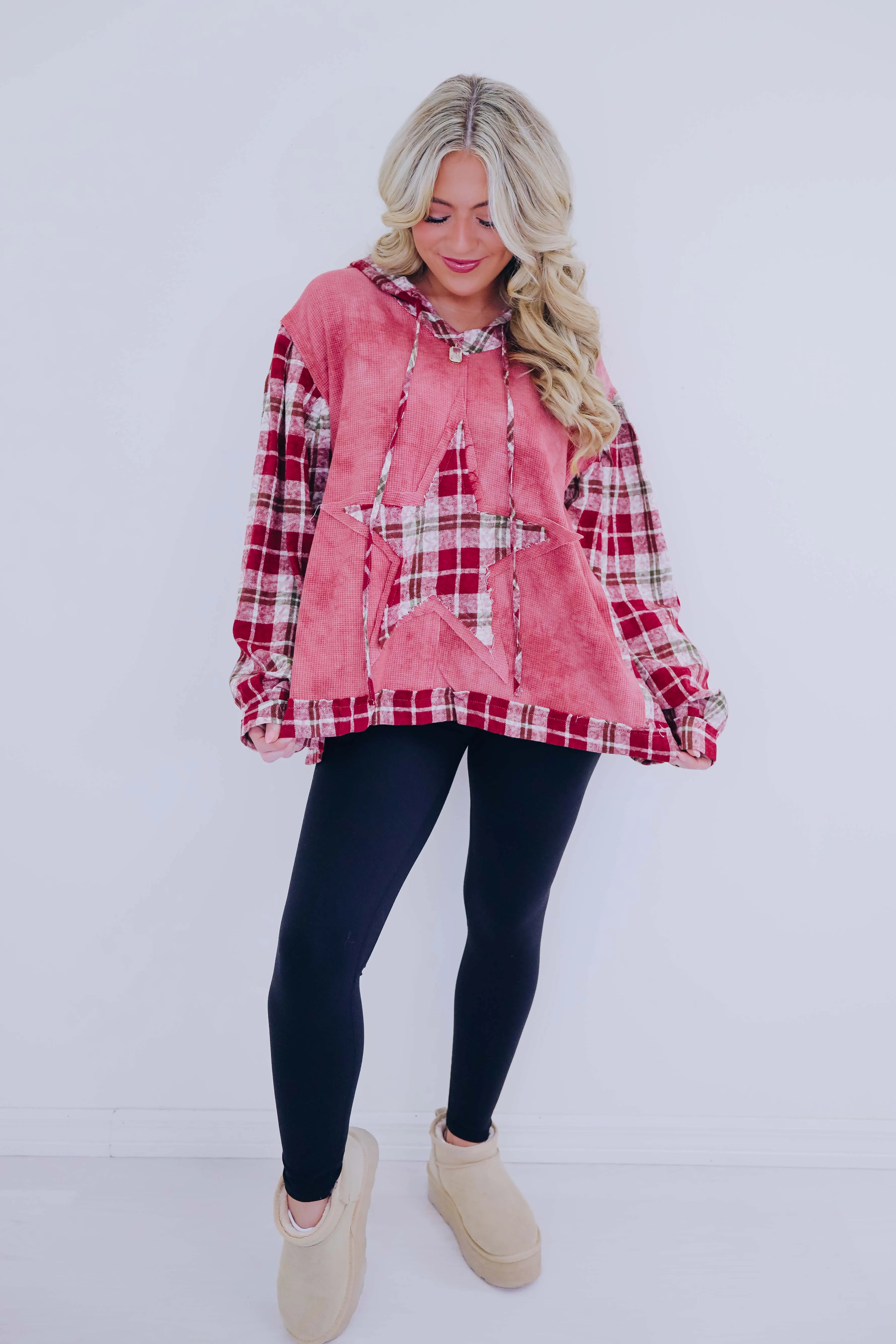 Perseus Star Patch Pullover Hoodie By POL - 3 Colors