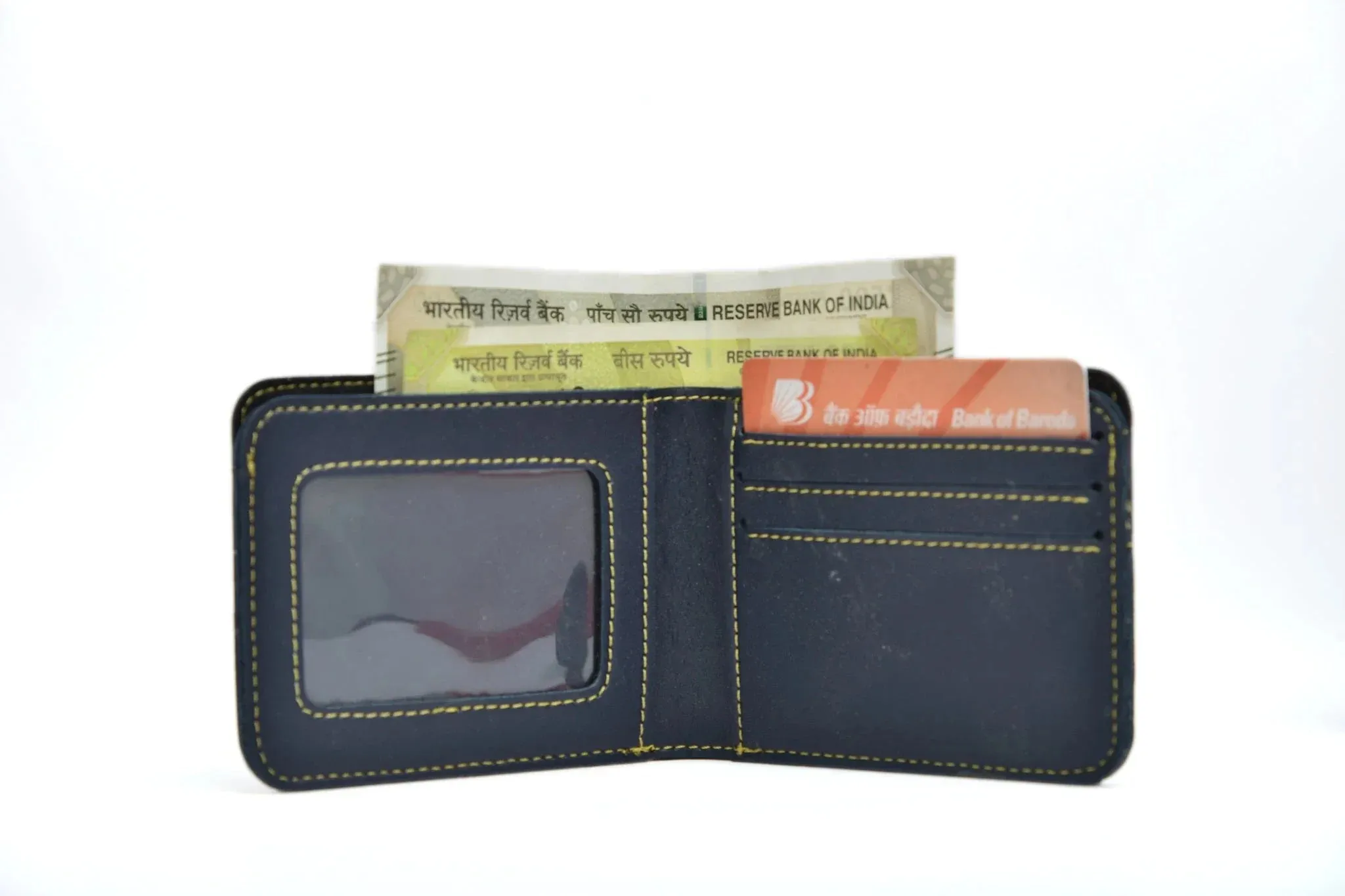 Personalized Men's Wallet and Eyewear Case - Blue