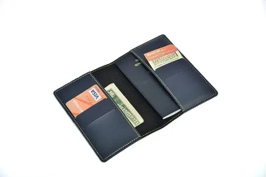 Personalized with Name and Charm Men's 2 Pcs Travel Combo - Blue