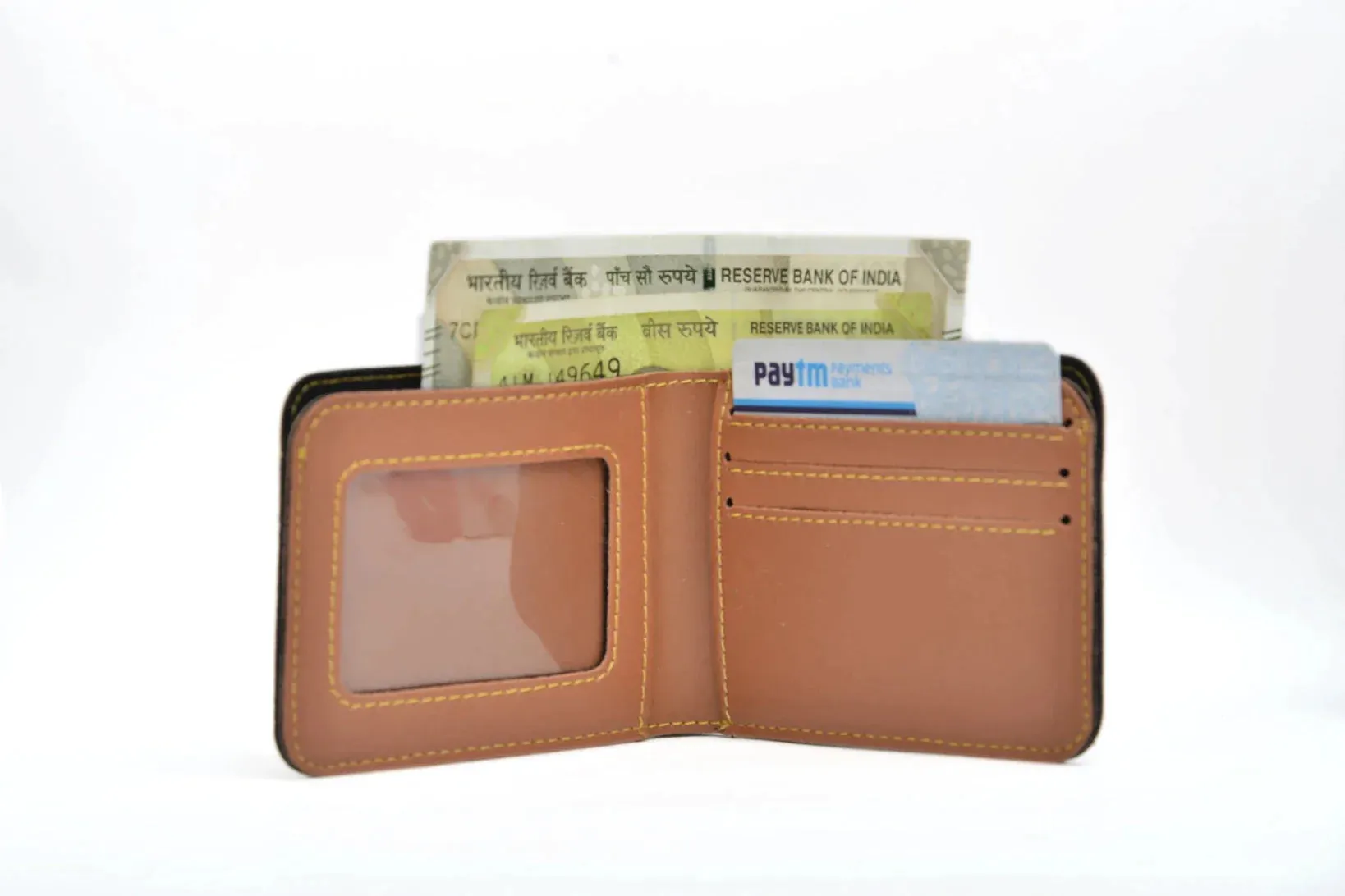Personalized with Name and Charm Men's 2 Pcs Travel Combo - Tan
