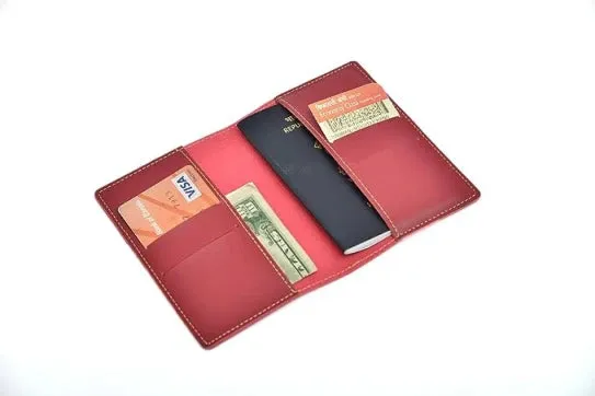 Personalized with Name and Charm Men's 2 Pcs Travel Combo - Wine