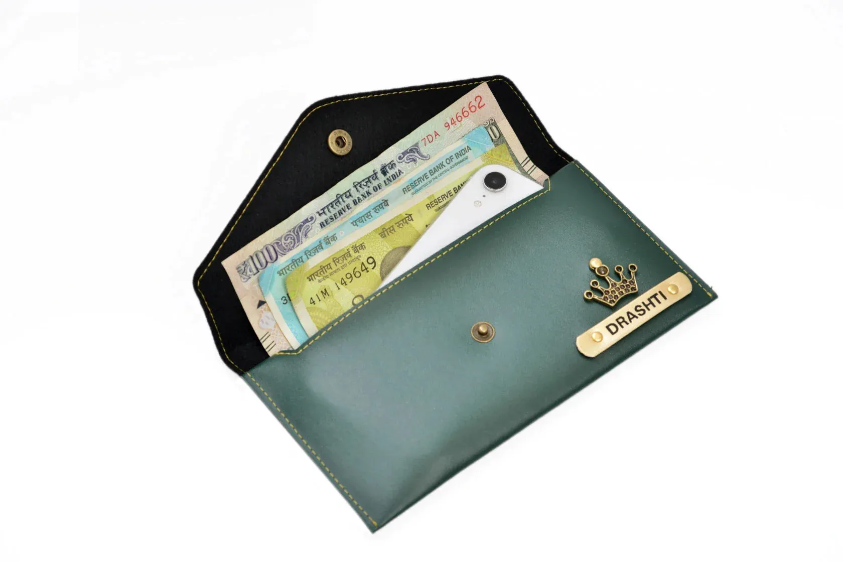 Personalized Women's Gift Combo with Bottle- Green