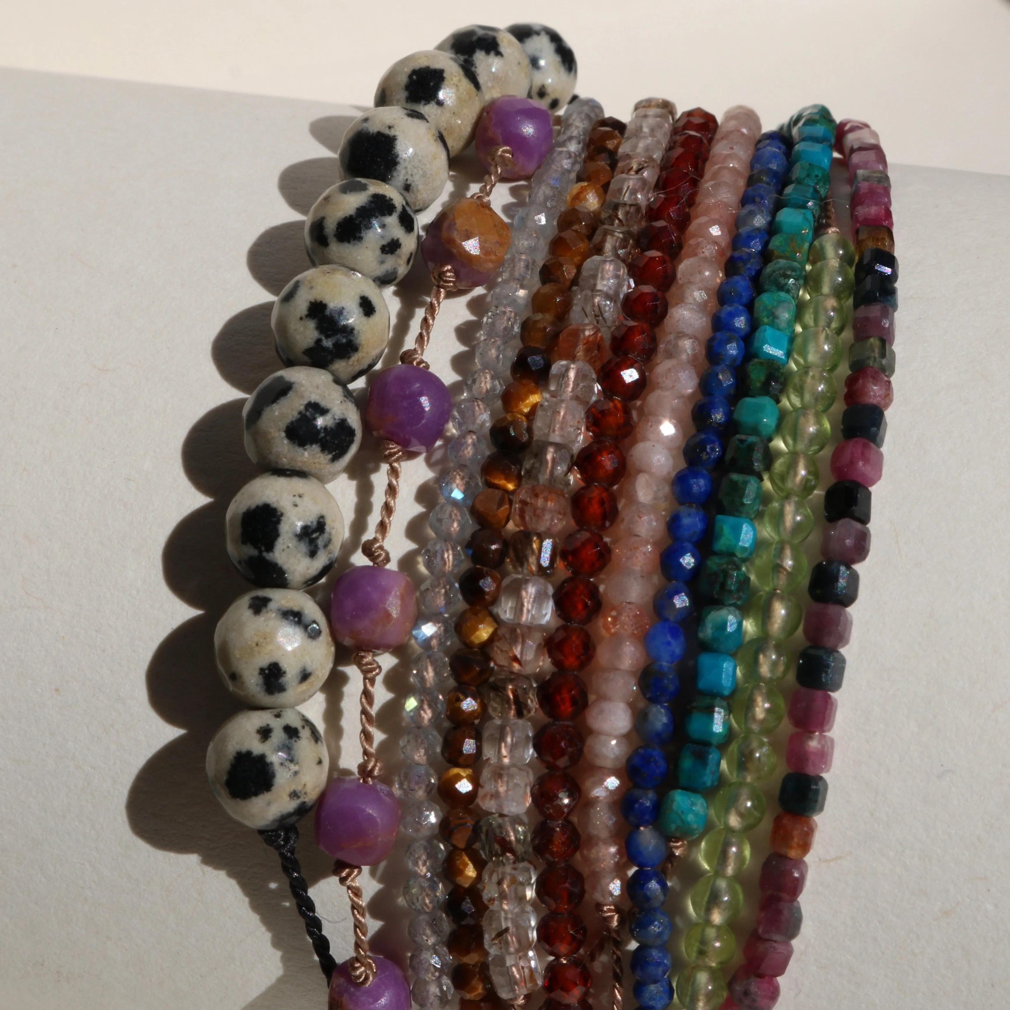 PHOSPHOSIDERITE CUBES BRACELET
