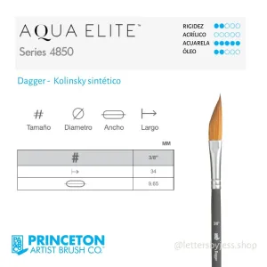 Pincel Princeton AQUA ELITE - DAGGER