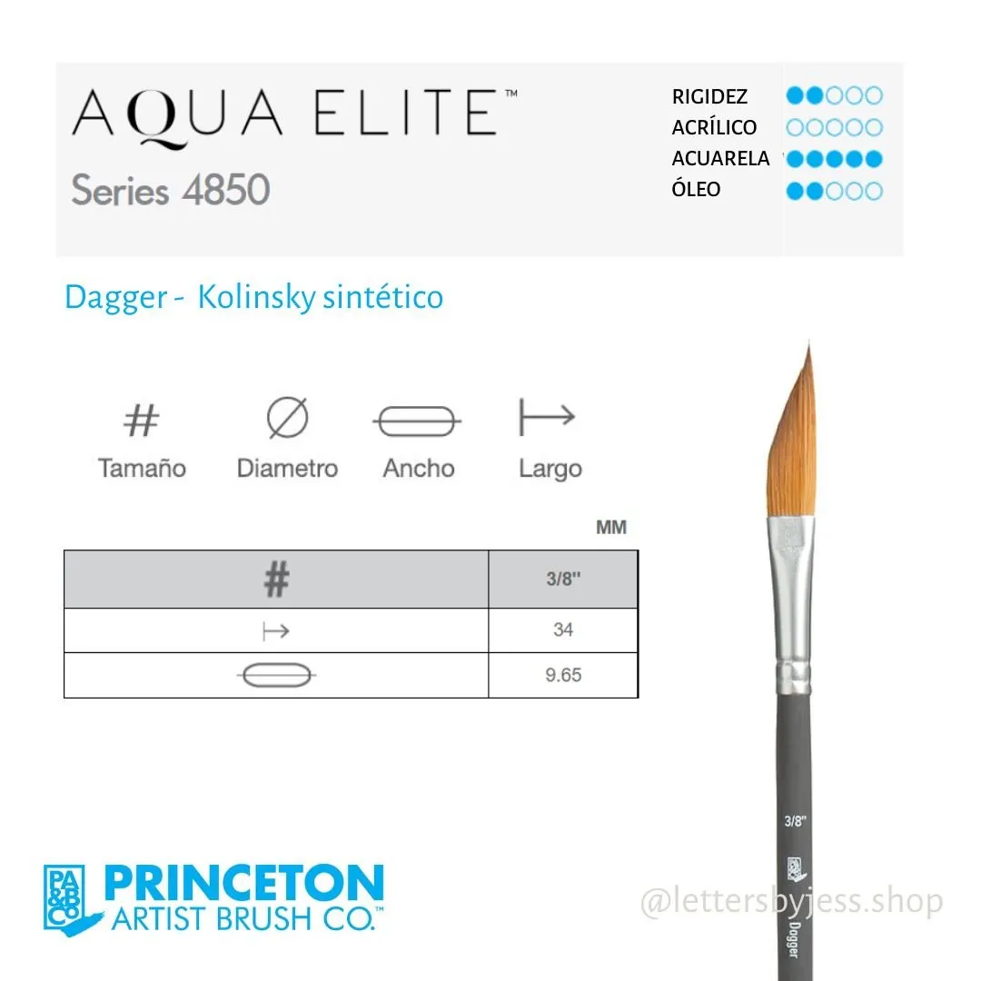 Pincel Princeton AQUA ELITE - DAGGER