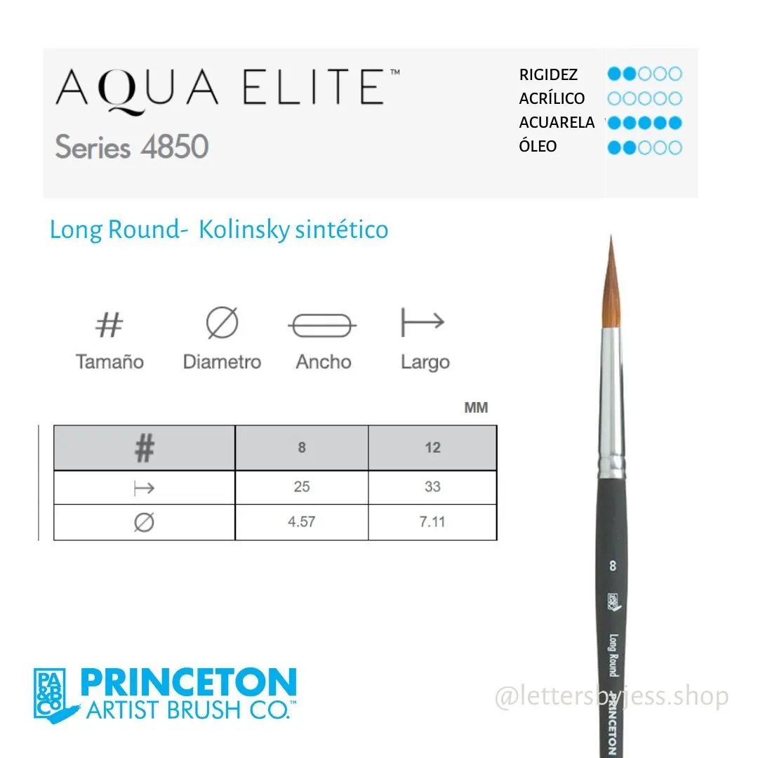 Pincel Princeton AQUA ELITE - LONG ROUND