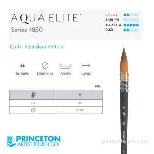 Pincel Princeton AQUA ELITE - QUILL