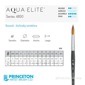 Pincel Princeton AQUA ELITE - ROUND