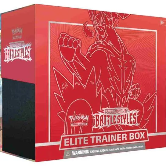 Pokemon TCG: Sword & Shield 5 Battle Styles - Single Strike / Rapid Strike Urshifu Red OR Blue Elite Trainer Box ETB