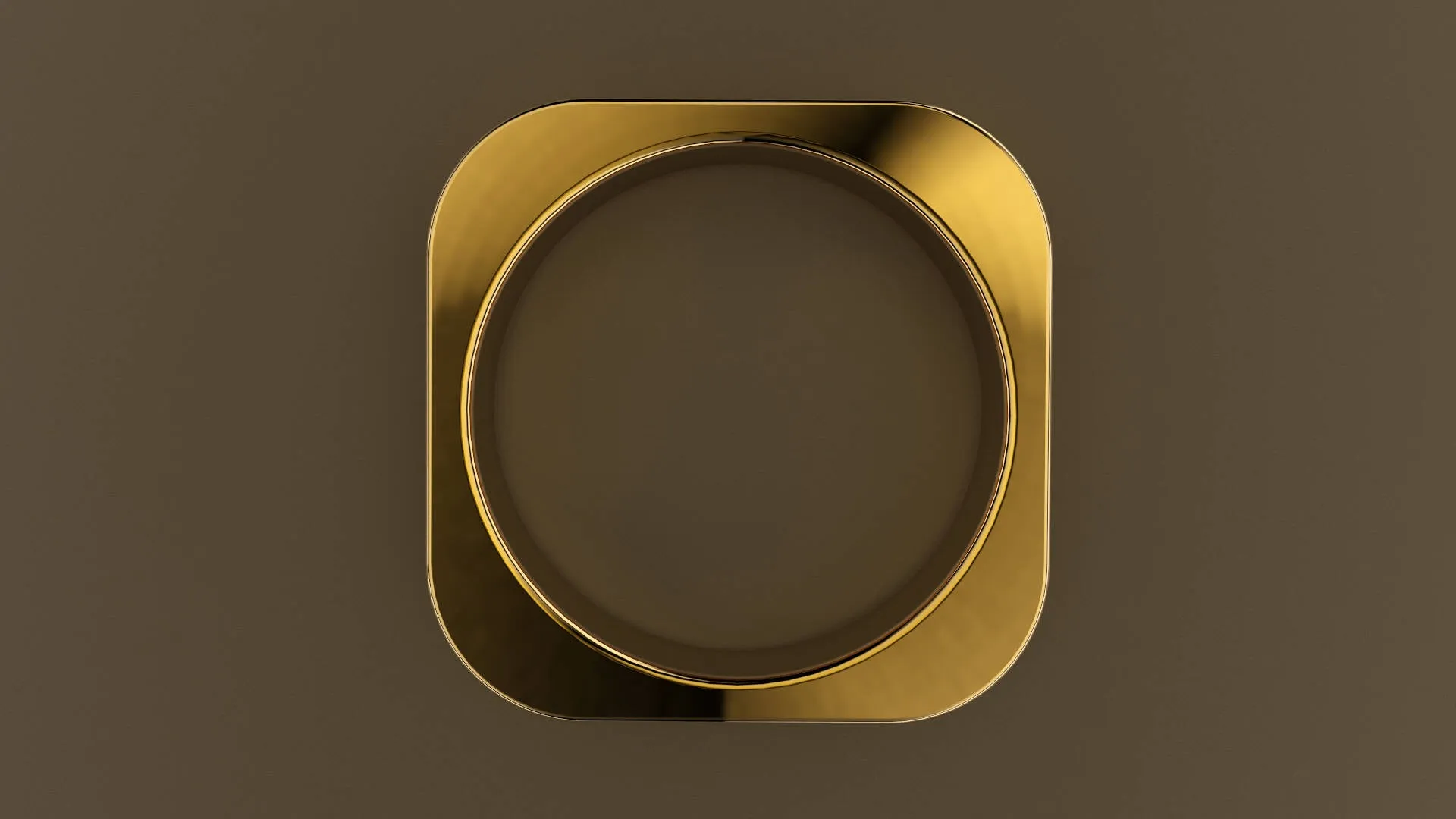 Polished Yellow Gold 6mm Square Message Wedding Band