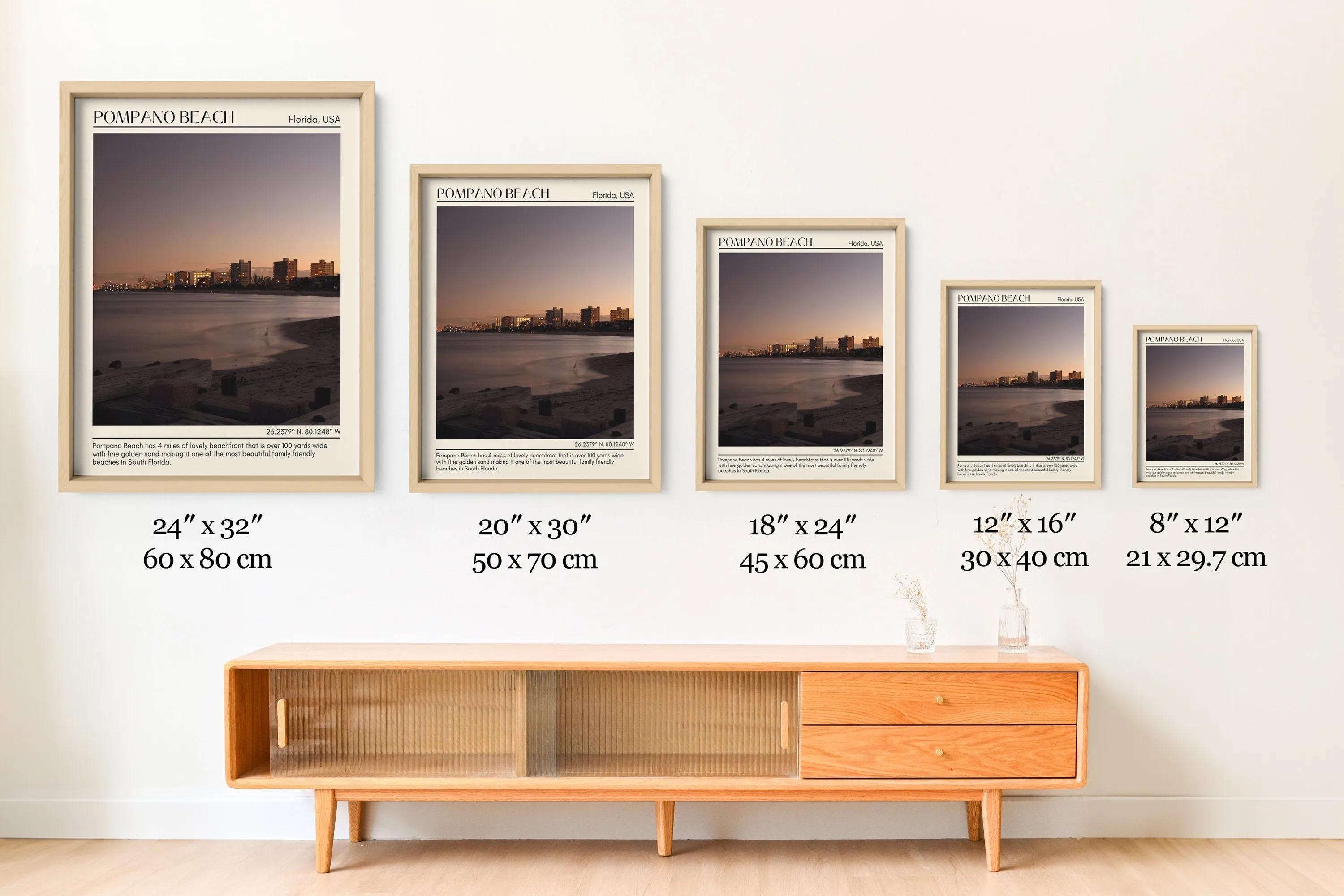 Pompano Beach Wall Canvas, USA