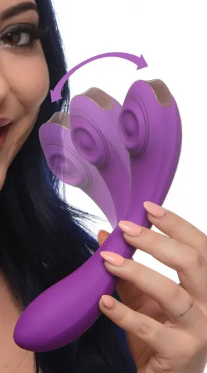 Pose Plus - 10x Pulsing Bendable Silicone Vibrator - Purple
