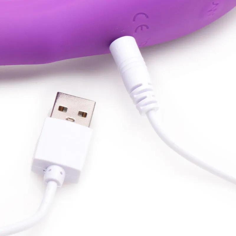 Pose Plus - 10x Pulsing Bendable Silicone Vibrator - Purple