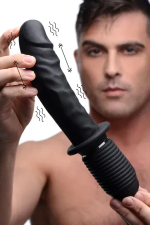Power Pounder Vibrating and Thrusting Silicone
