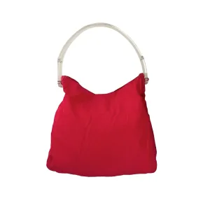 Prada Red Nylon Jumbo Shoulder Bag 💰