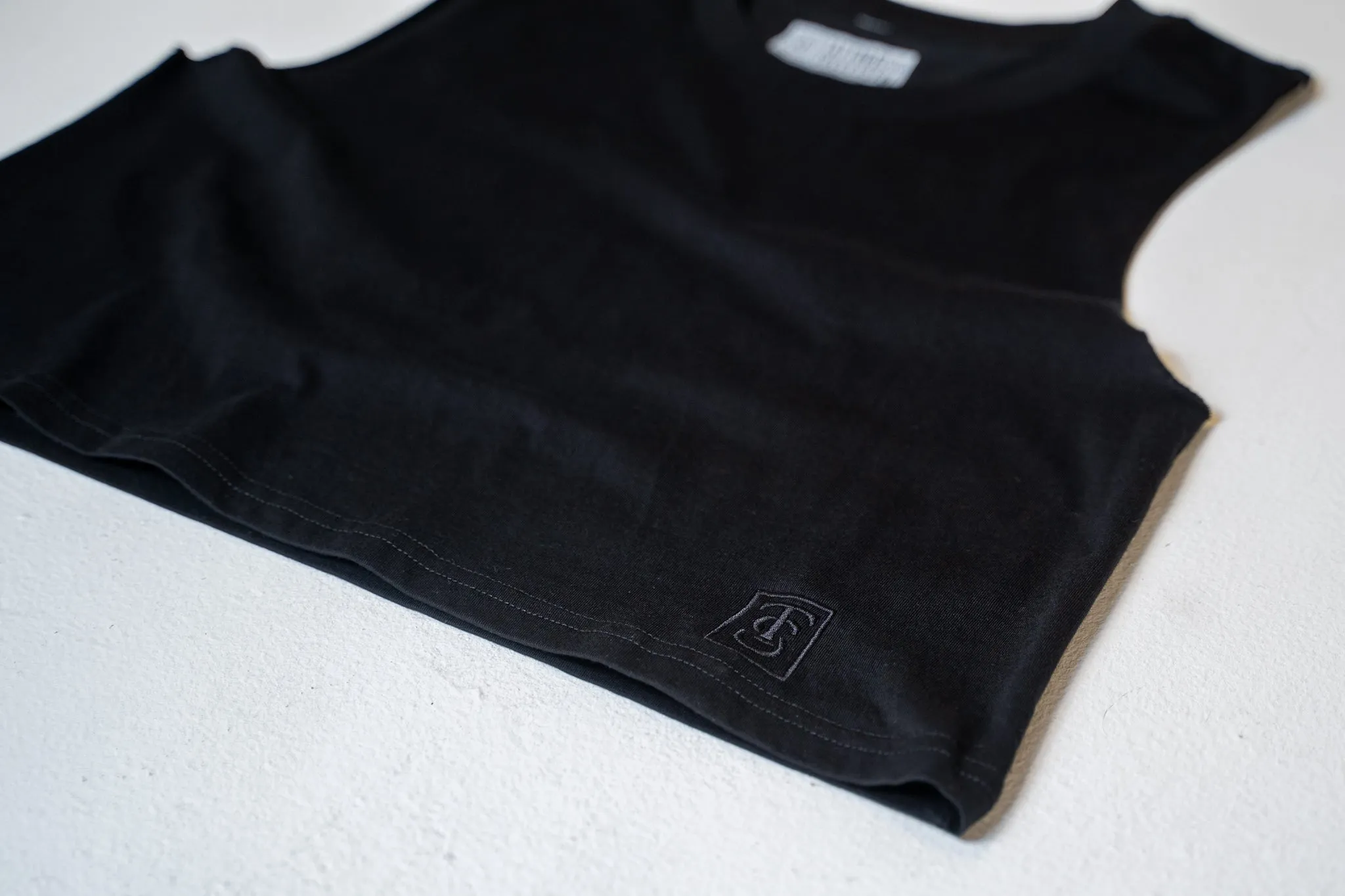 Premium Crop Tank - Blackout
