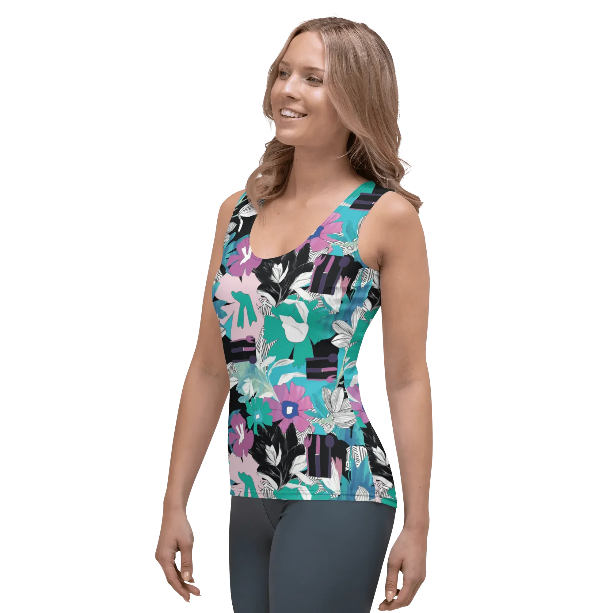 Printed Tank Top_Bright Winter