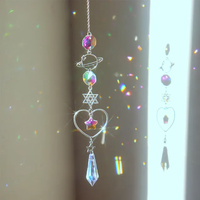 Prismatic Wiccan-Themed Suncatchers