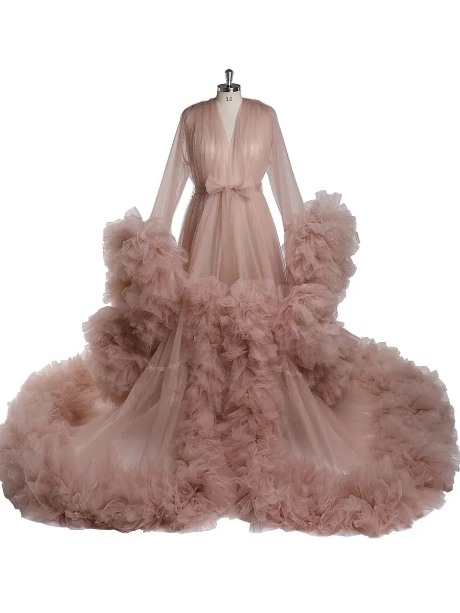 Puffy Ruffles Luxury Robe