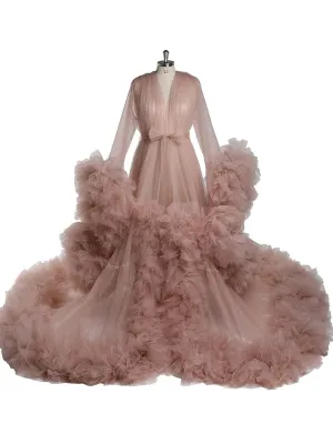 Puffy Ruffles Luxury Robe