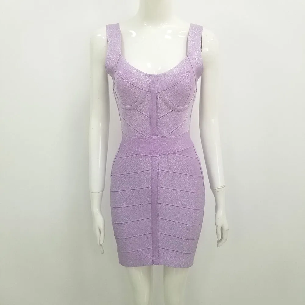 Purple Bright Bodycon