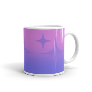 Purple Ghost Sparkle Mug