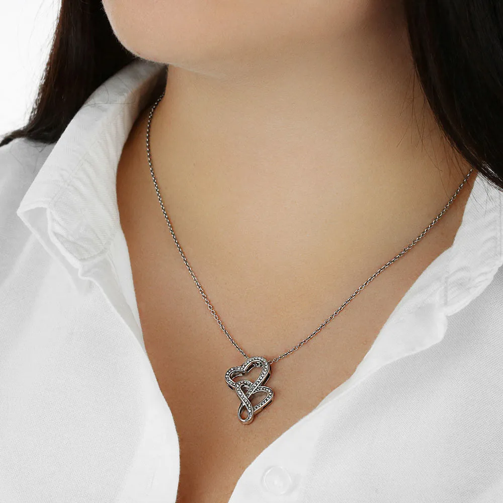 " To my lovely girlfriend " Necklace