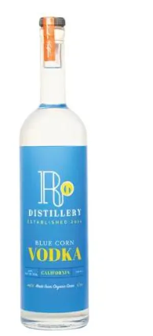R6 Distillery Blue Corn Vodka California 750 ml