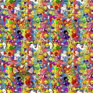 Rainbow Bright Fabric