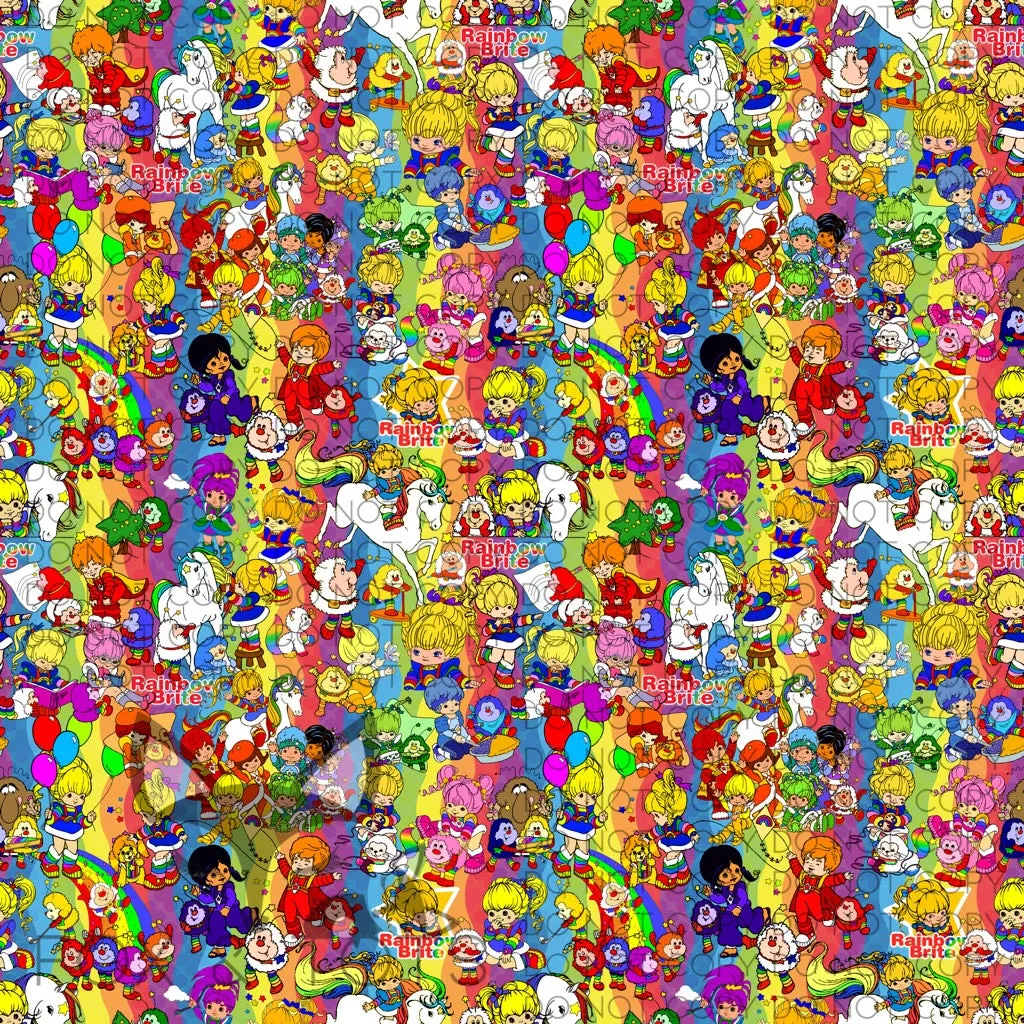 Rainbow Bright Fabric